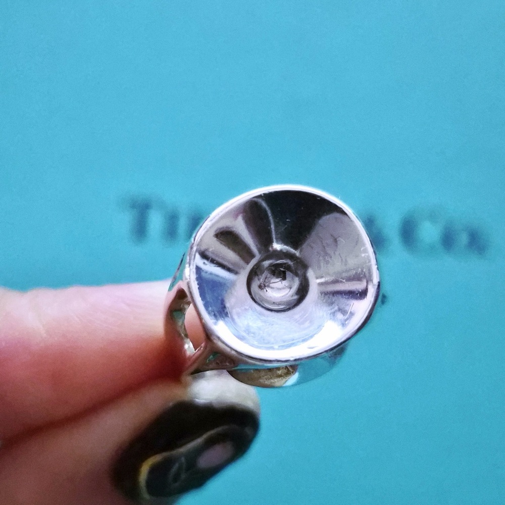 RARE Vintage 1985 Tiffany & Co. Elsa Peretti Sculptural Sterling Silver Ring